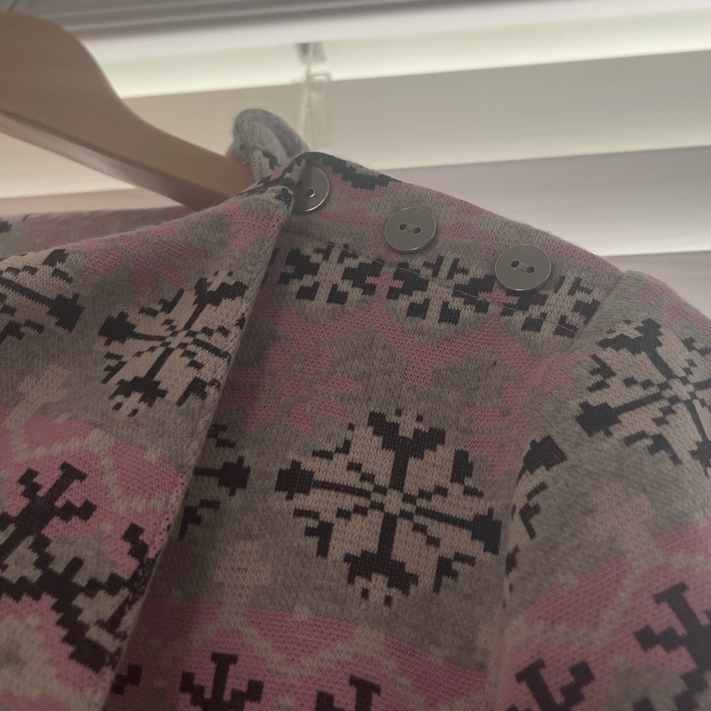 Talbots Button Shoulder Fair Isle Pullover - M - image 5